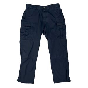 5.11 Tactical Pants Mens XL Extra Large Navy Cargo Ripstop Utility Work Trousers